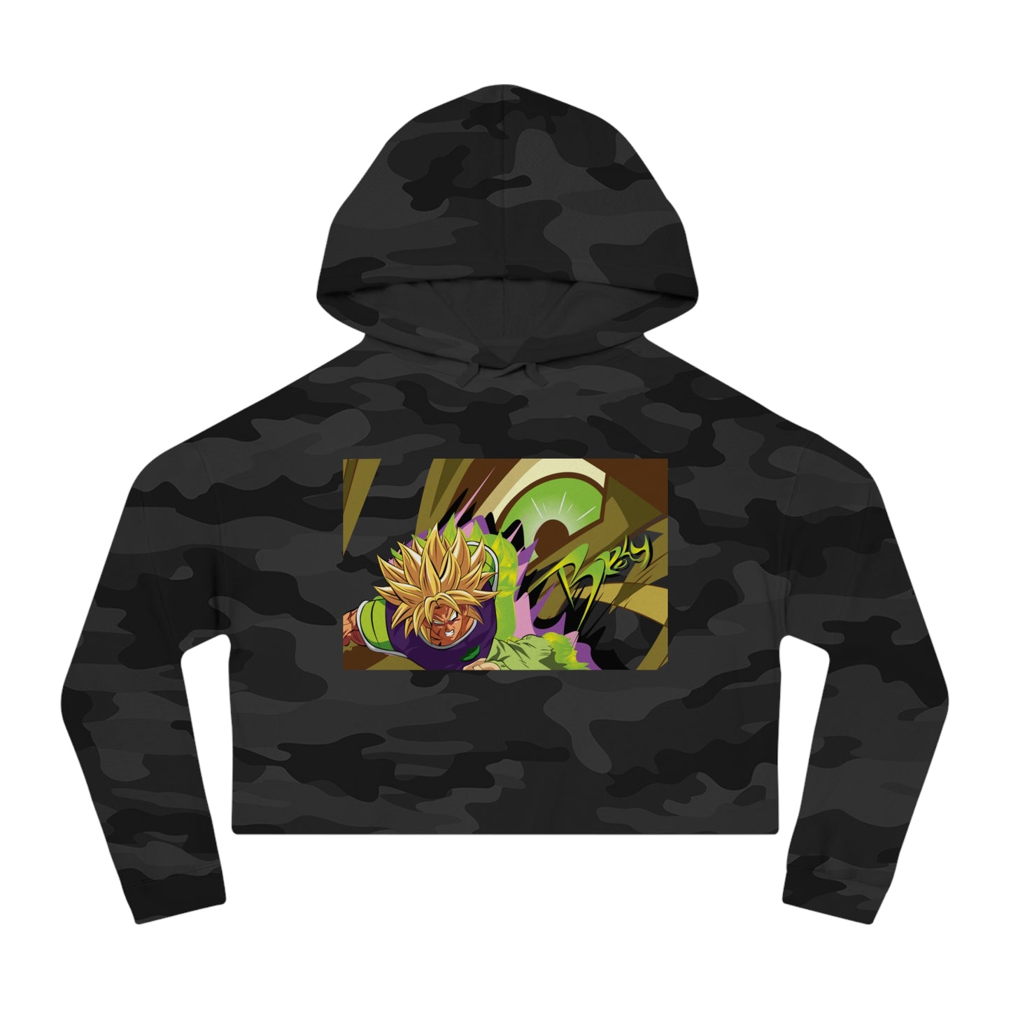 "Bro Bro Super" Cropped Hoodie