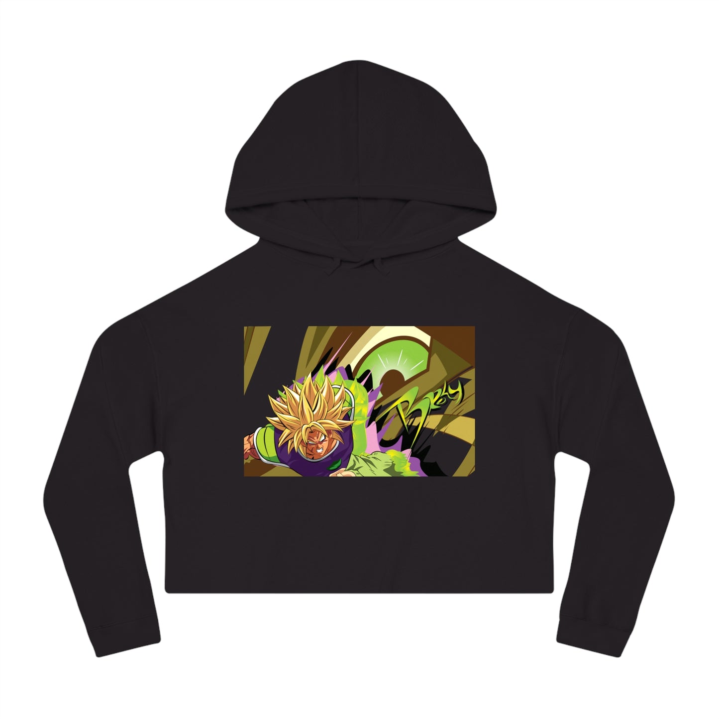 "Bro Bro Super" Cropped Hoodie