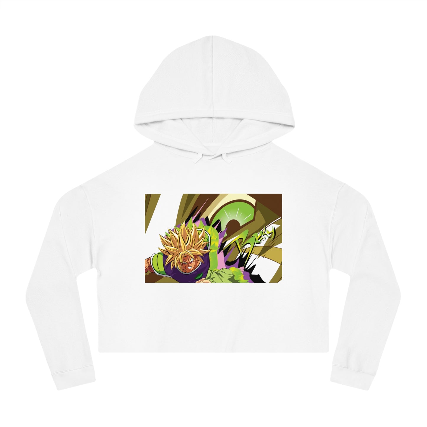 "Bro Bro Super" Cropped Hoodie