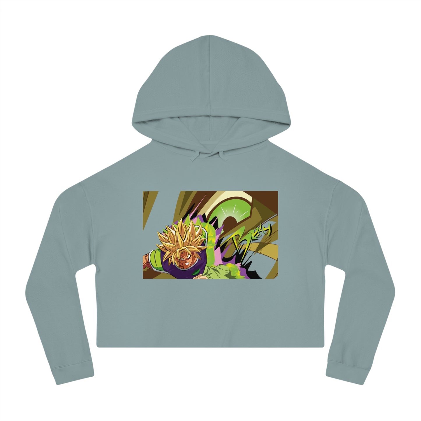 "Bro Bro Super" Cropped Hoodie