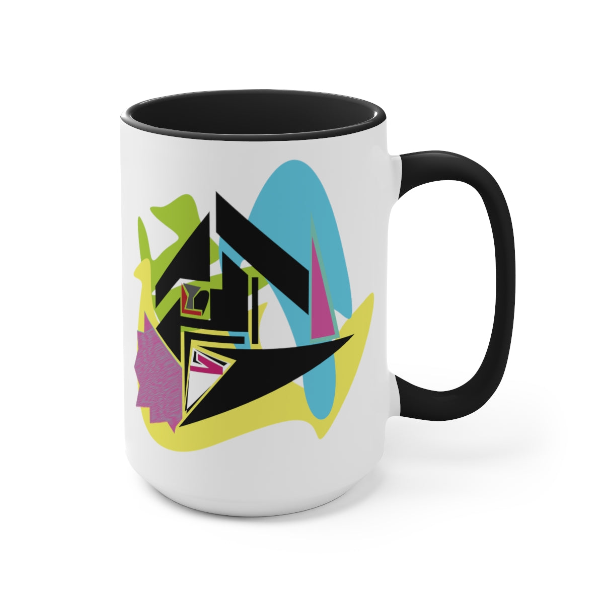 Dream's Ability x Piranha Mama Two-Tone Coffee Mugs, 15oz