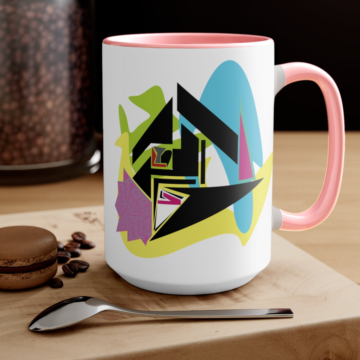 Dream's Ability x Piranha Mama Two-Tone Coffee Mugs, 15oz