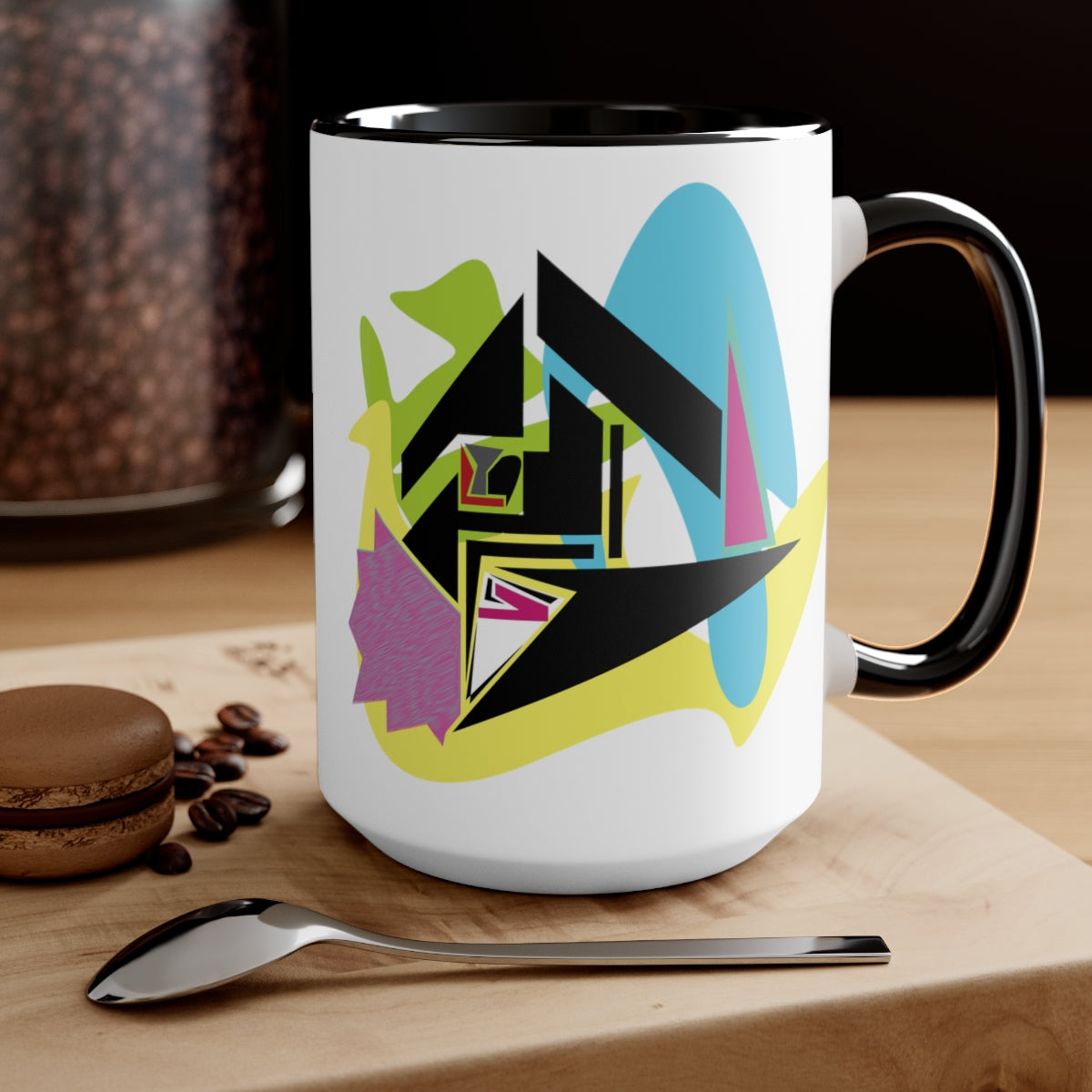 Dream's Ability x Piranha Mama Two-Tone Coffee Mugs, 15oz