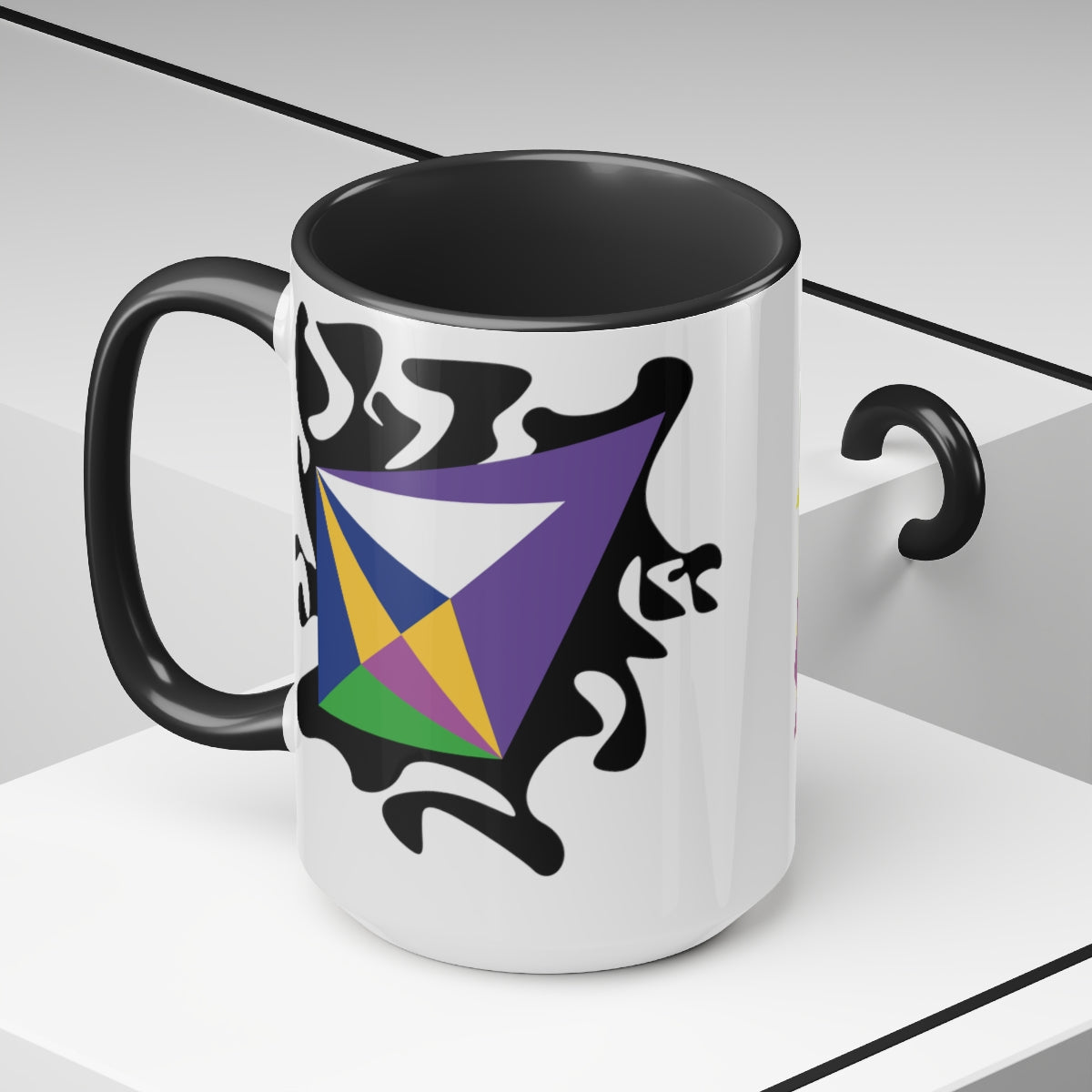 Dream's Ability x Piranha Mama Two-Tone Coffee Mugs, 15oz