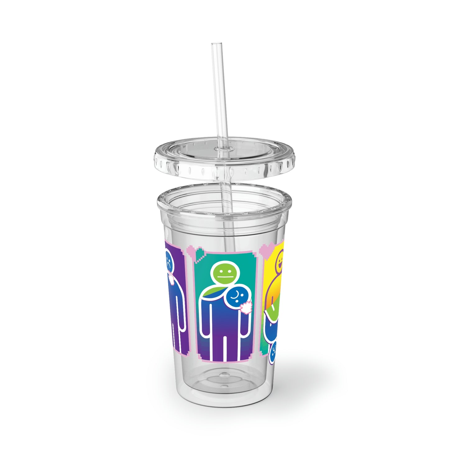 "Sticker" Suave Acrylic Cup