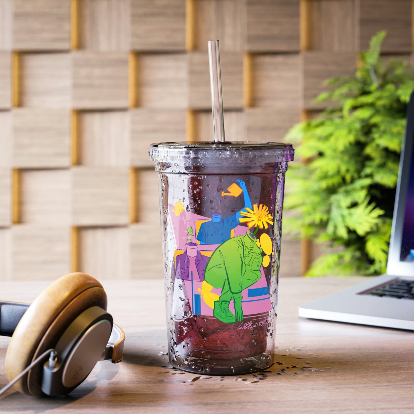 "Potted Progression" Suave Acrylic Cup