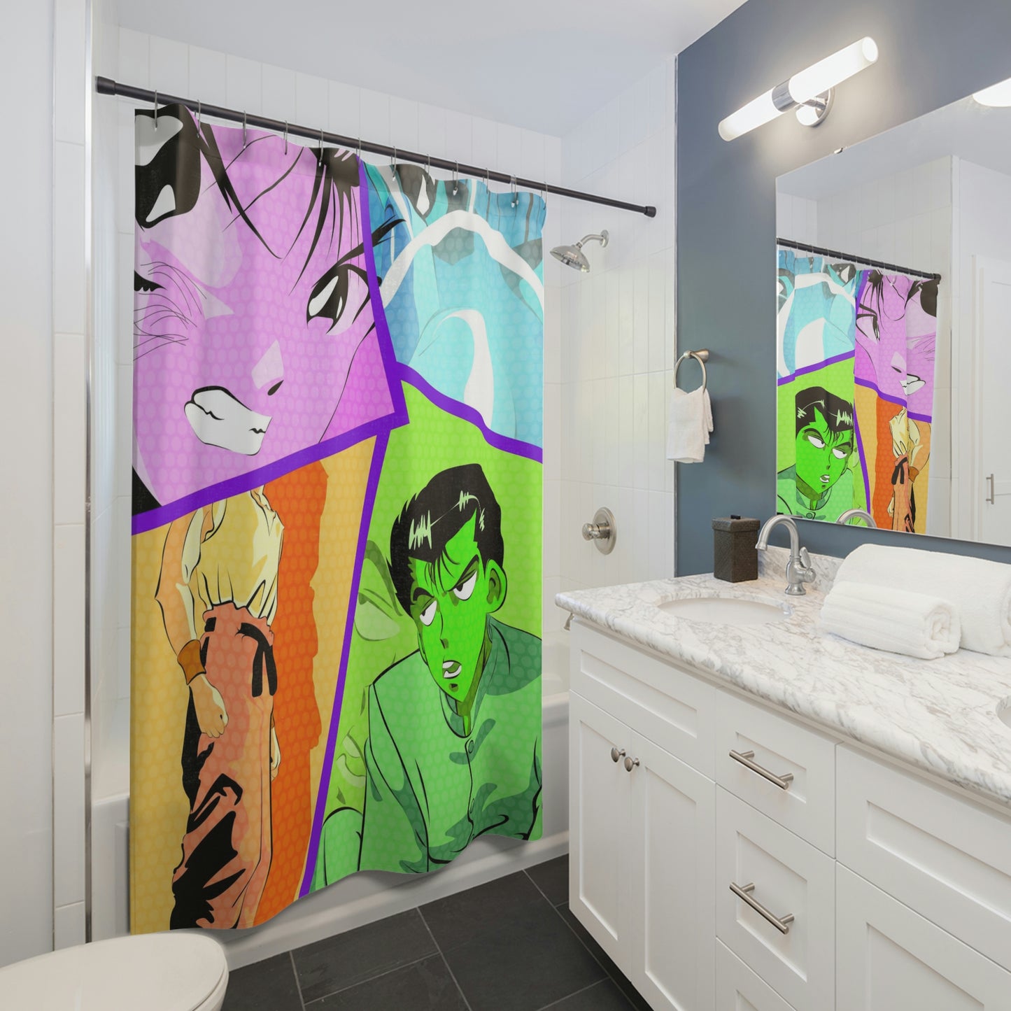 "YuYu" Shower Curtains