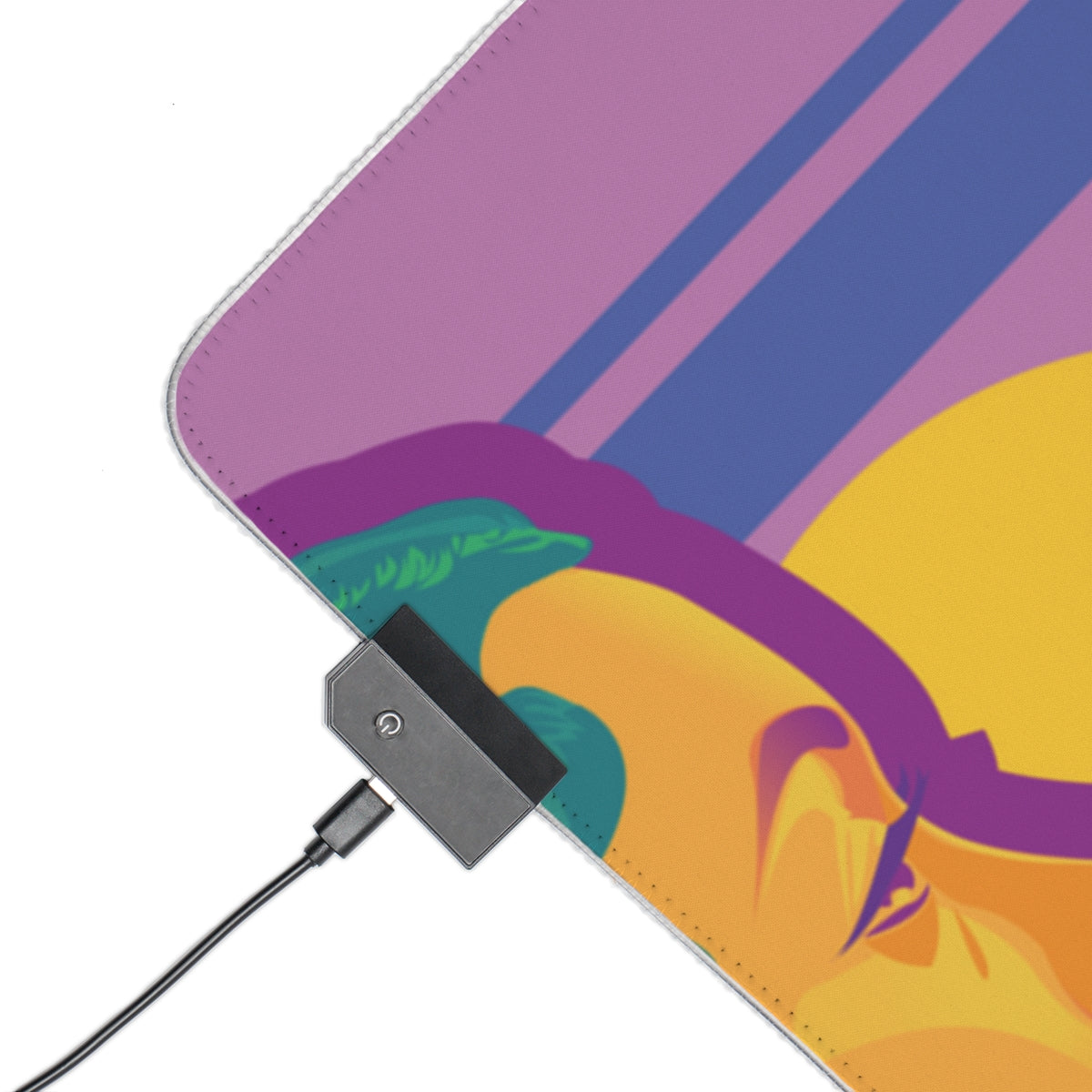 "Wavy" LED Gaming Mouse Pad