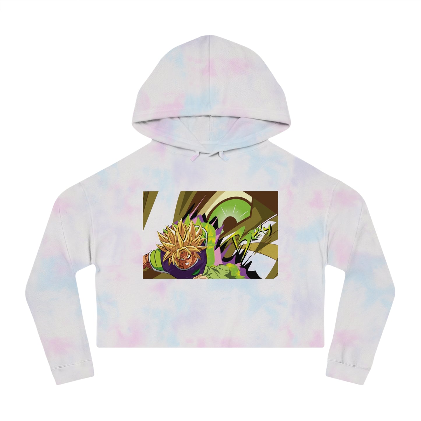 "Bro Bro Super" Cropped Hoodie