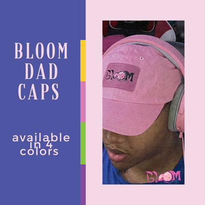 "Bloom" Dad Hat with Leather Patch