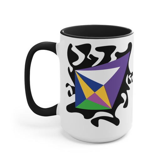Dream's Ability x Piranha Mama Two-Tone Coffee Mugs, 15oz