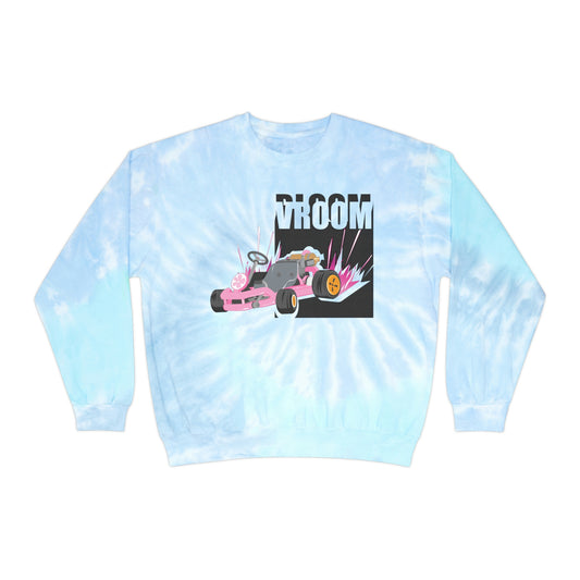 Vroom Bloom Unisex Tie-Dye Sweatshirt