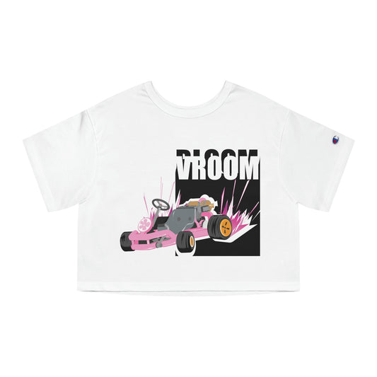 Vroom Bloom Women's Cropped Tee