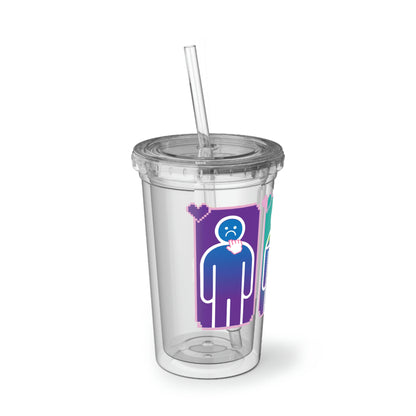 "Sticker" Suave Acrylic Cup