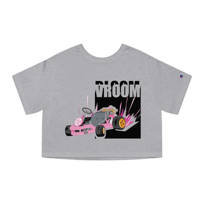 Vroom Bloom Cropped Tee