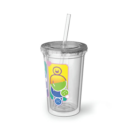 "Sticker" Suave Acrylic Cup