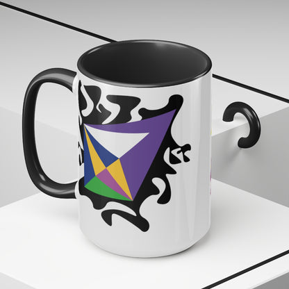Dream's Ability x Piranha Mama Two-Tone Coffee Mugs, 15oz