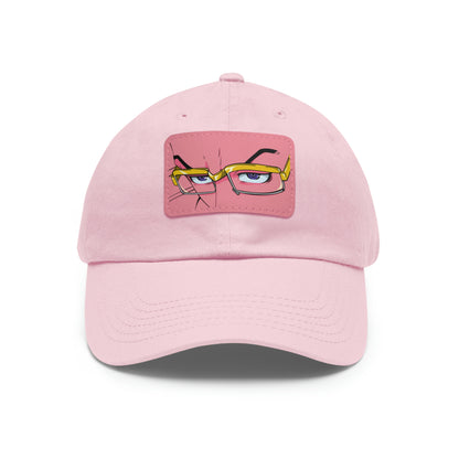 "Strategy" Dad Hat with Leather Patch