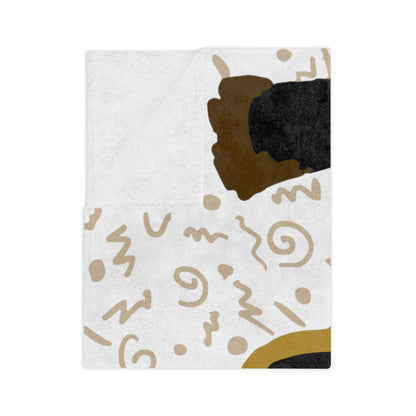 "Runway" Velveteen Minky Blanket