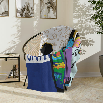 "Runway" Velveteen Minky Blanket