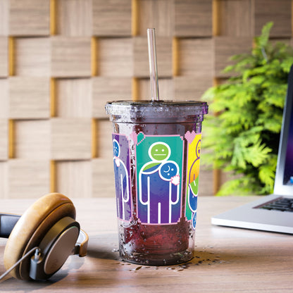 "Sticker" Suave Acrylic Cup