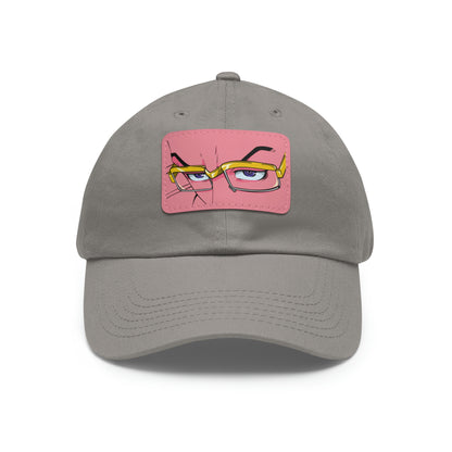 "Strategy" Dad Hat with Leather Patch