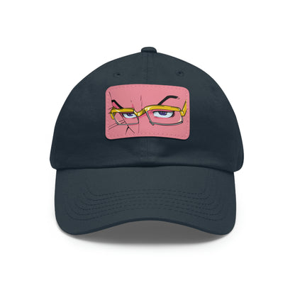 "Strategy" Dad Hat with Leather Patch