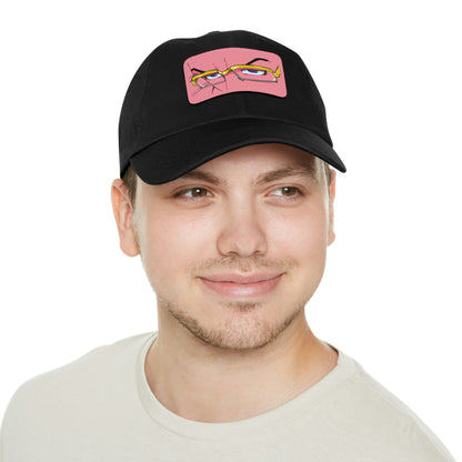 "Strategy" Dad Hat with Leather Patch