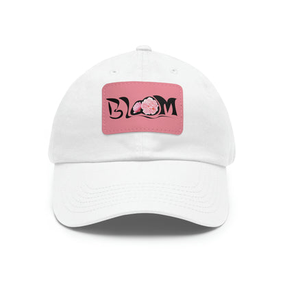 "Bloom" Dad Hat with Leather Patch