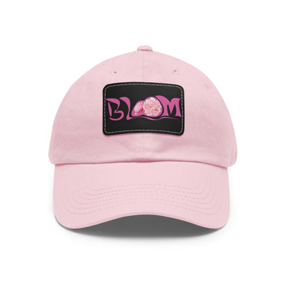 "Bloom" Dad Hat with Leather Patch