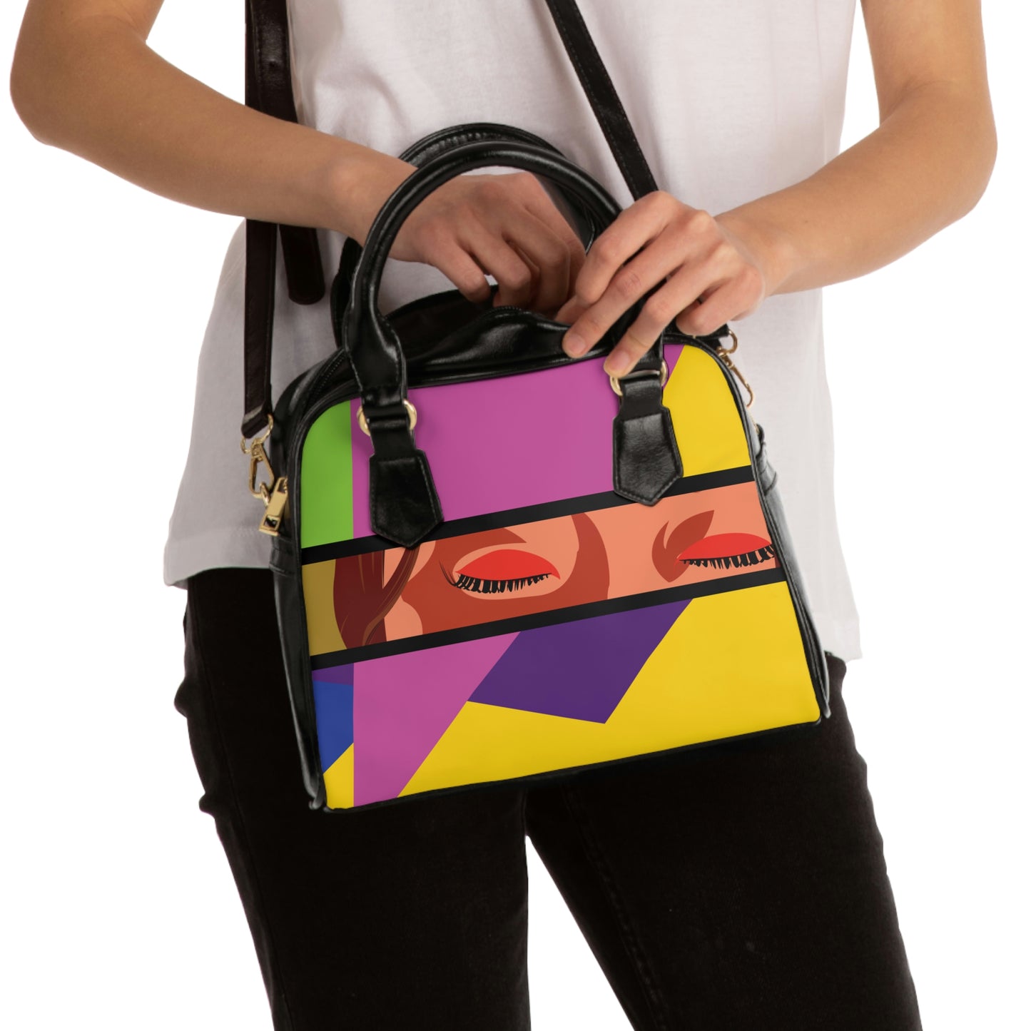 "Venus & Mars" Shoulder Handbag