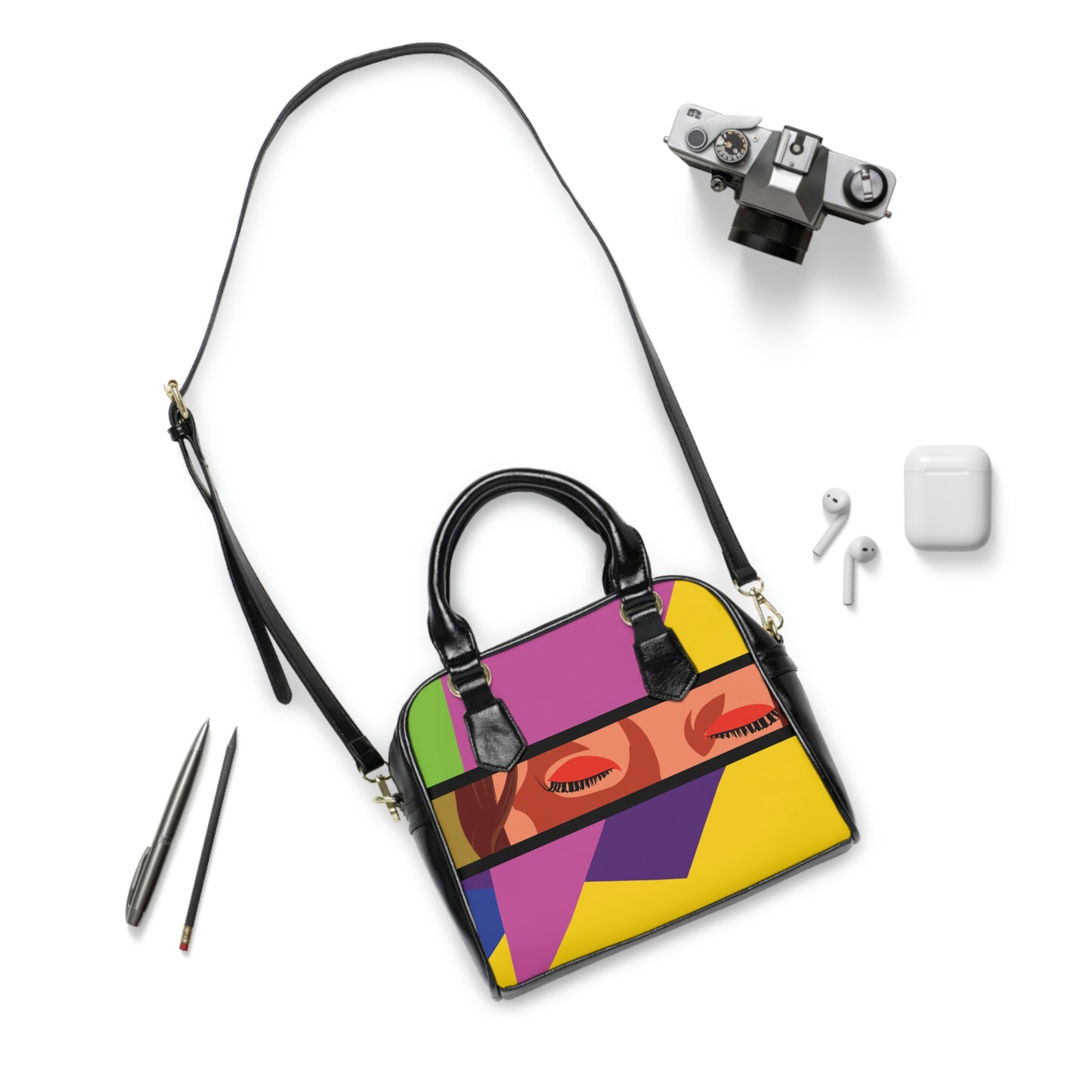 "Venus & Mars" Shoulder Handbag