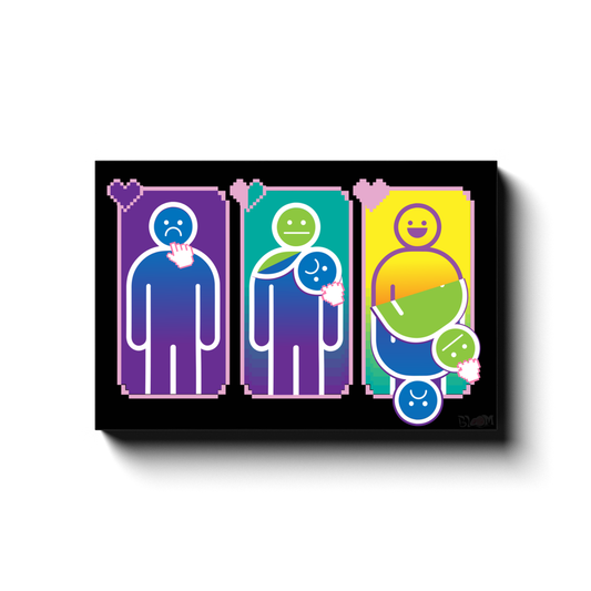 Sticker Canvas Wraps